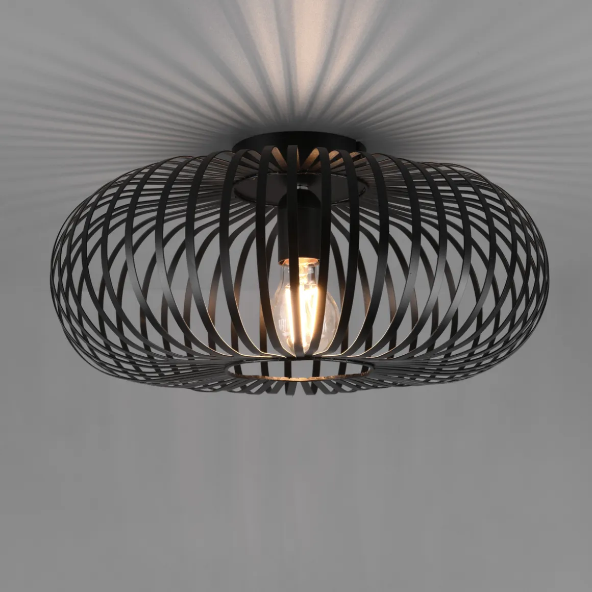 Johann taklampe 40 - Svart