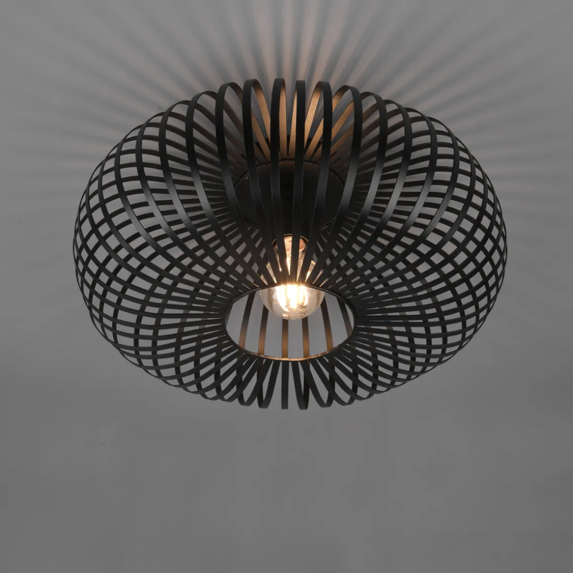 Johann taklampe 40 - Svart