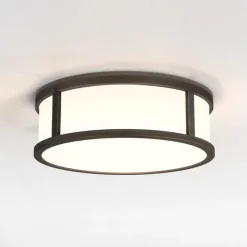 Mashiko Round 230 taklampe IP44 - Bronsefarget