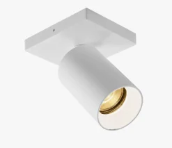 OZ K1 taklampe med 1 spott - Hvit