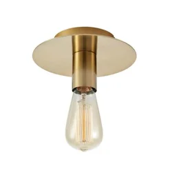 Piatto taklampe - Messingfarget - Messing