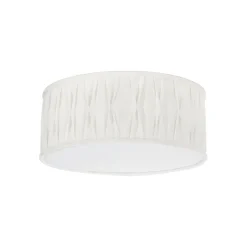Plissè taklampe 45 - Hvit