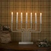 Adventsstake 7 armet - Hvit