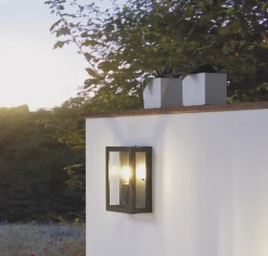 Alamonte vegglampe IP44 - Svart