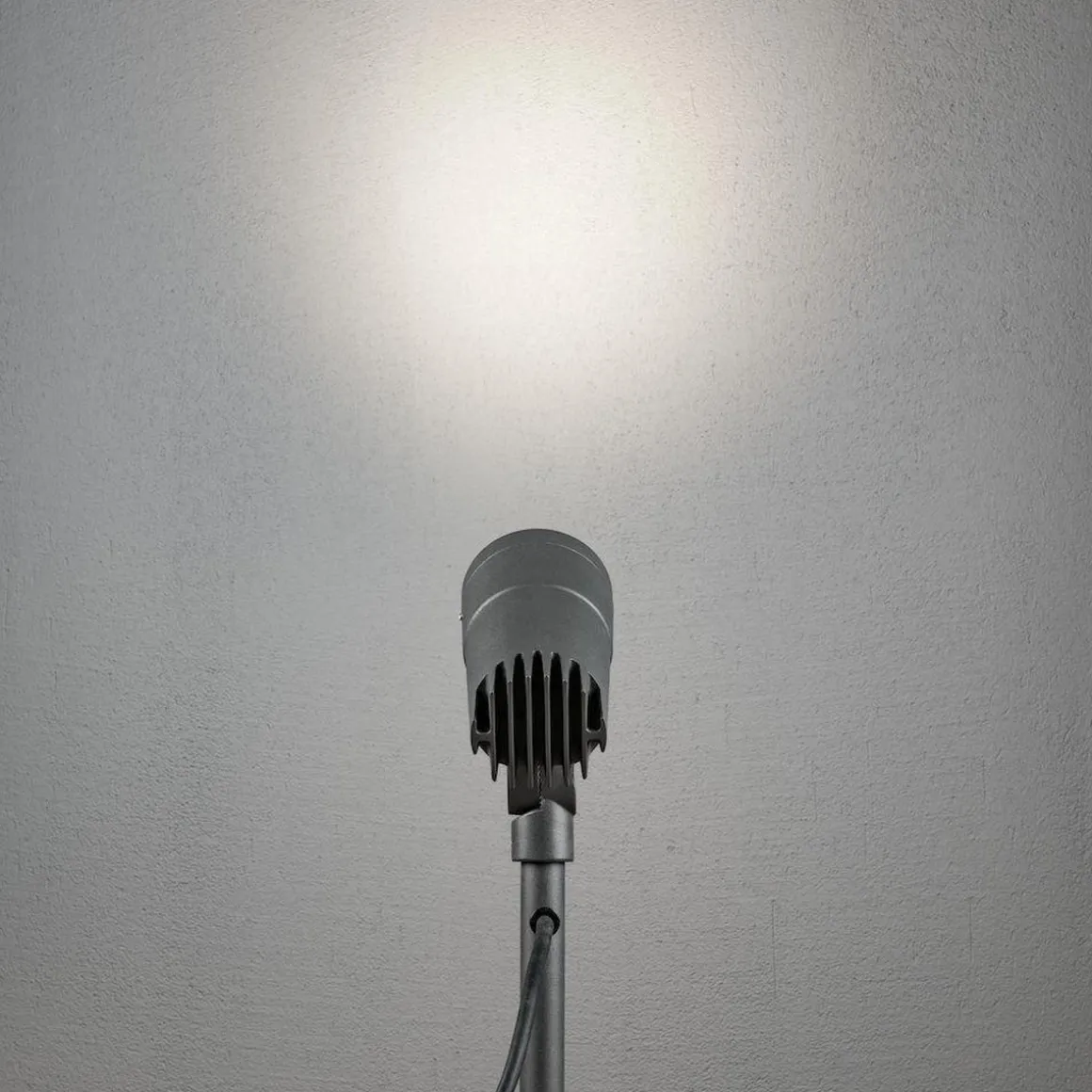 Andria uplight spyd high power 9W IP54 - Antrasitt grå