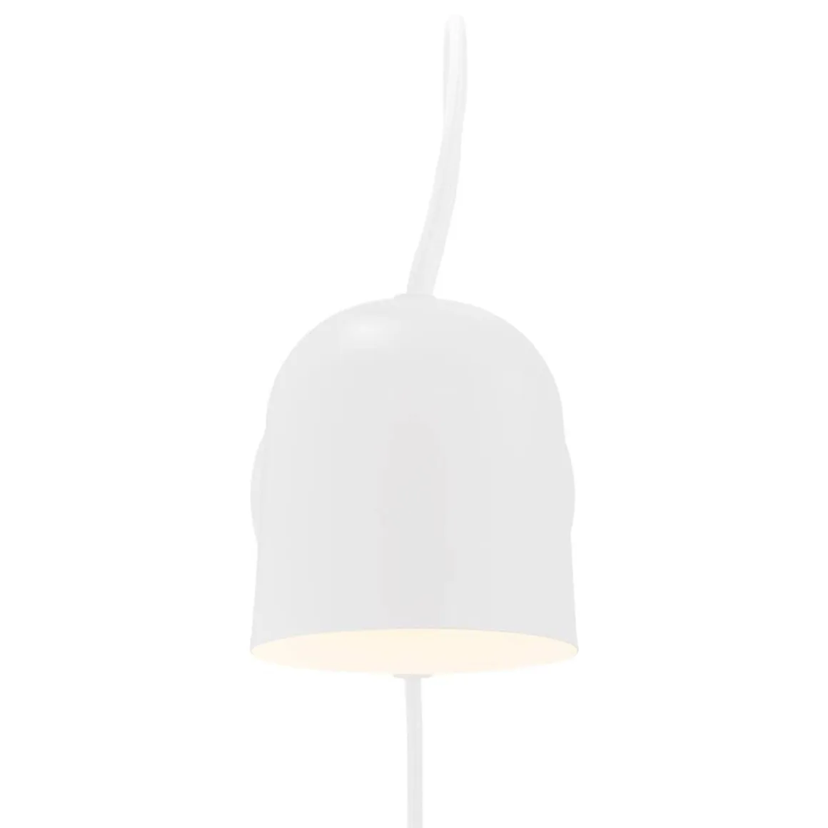 Angle vegglampe med USB - Hvit