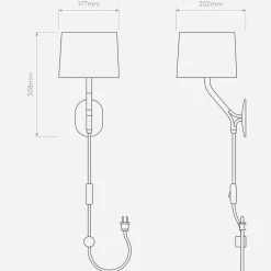 Arbor vegglampe