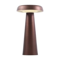 Arcello Bordlampe oppladbar inne og utendørsbruk IP54 - Brun messingfarge
