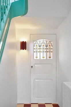 Arcs vegglampe uten ledning - blå