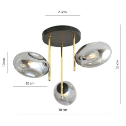 Argo taklampe 3-lys