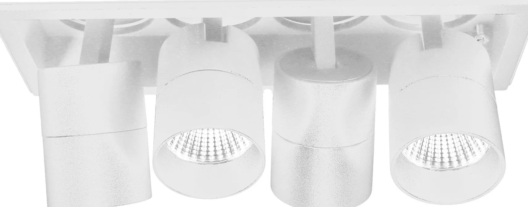 Aria mini flex K4 downlight justerbar 4x5W 2700K RA90 Dimbar - Hvit