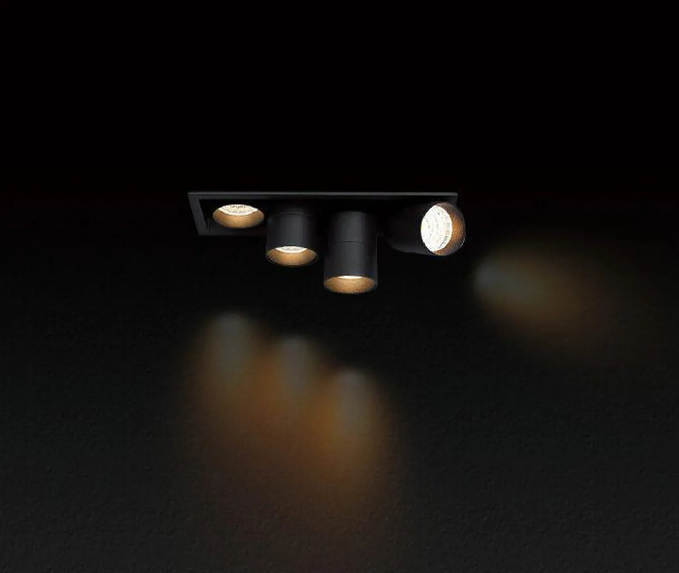 Aria mini flex K4 downlight justerbar 4x5W 2700K RA90 Dimbar - Hvit