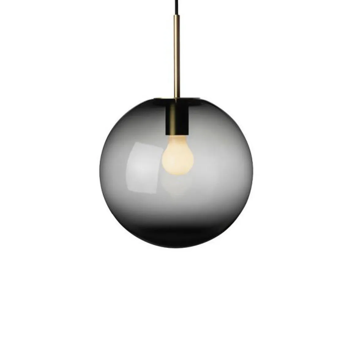 Arkivlampe 4014 30 cm - Grå - Messing