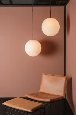 Arkivlampe 4014 40 cm - Hvit - Messing