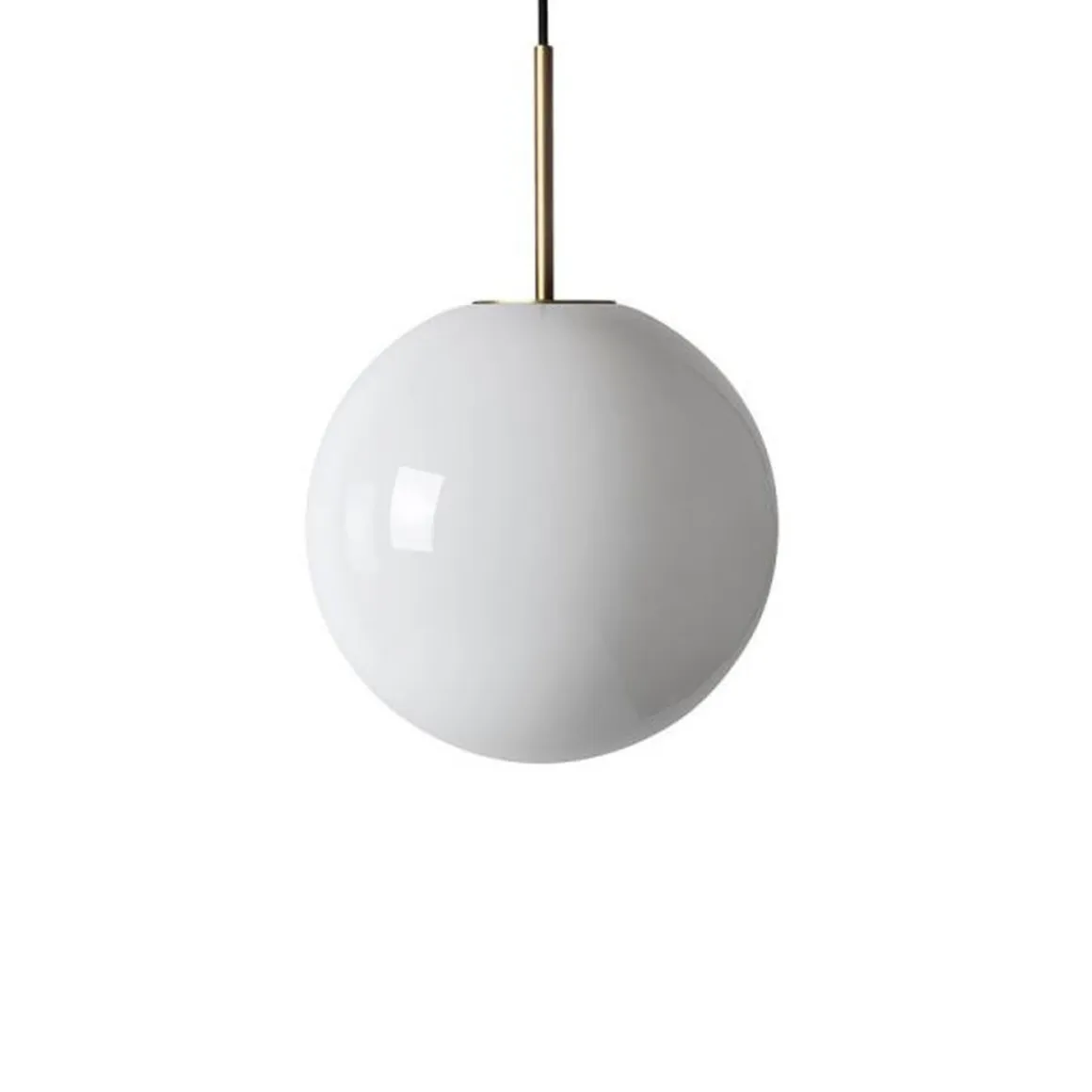 Arkivlampe 4014 30 cm - Hvit - Messing