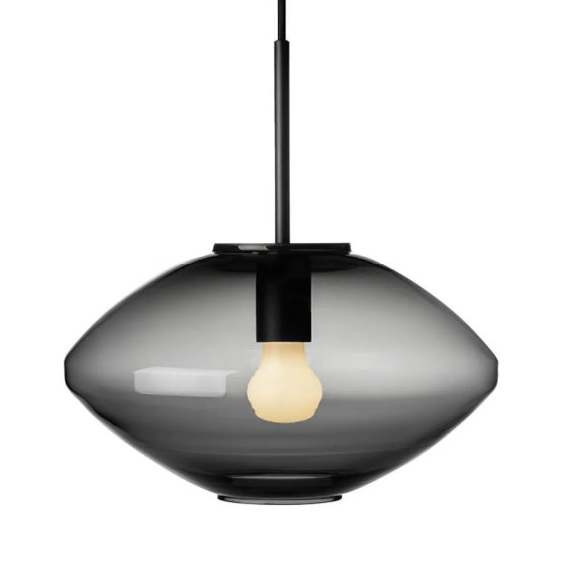 Arkivlampe 4280 - Grå - Matt Sort