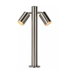 Arne pullert utendørs 2 arm IP44 GU10 50 cm - Satin Krom