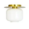 Arp taklampe 20 cm - Opal/Messingfarget