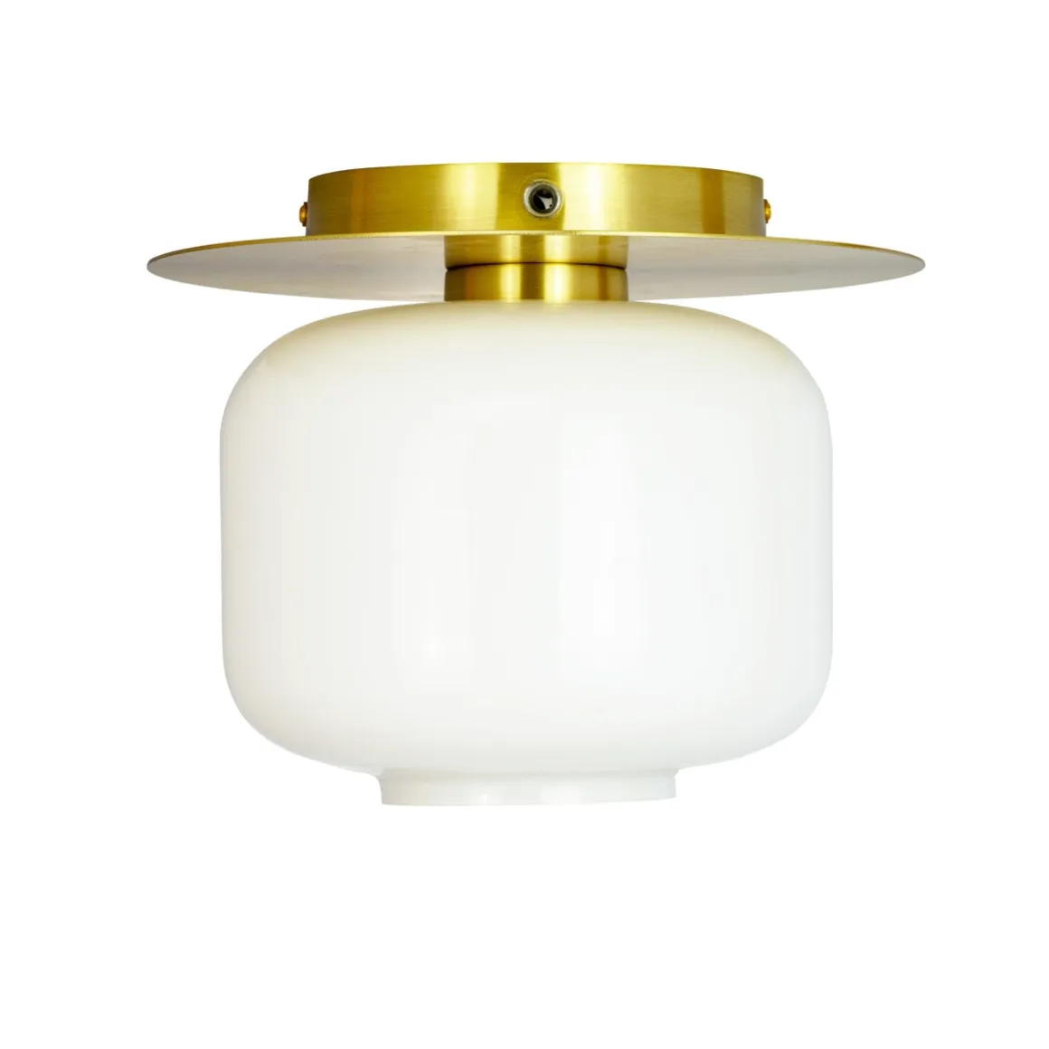 Arp taklampe 20 cm - Opal/Messingfarget