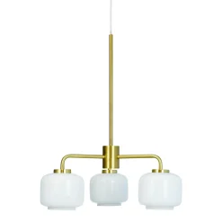 Arp takpendel 3 armet - Opal/Messingfarget