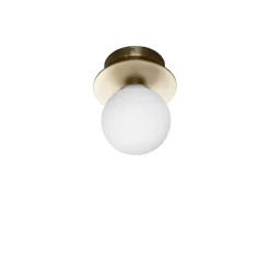 Art deco tak/vegglampe - Messing