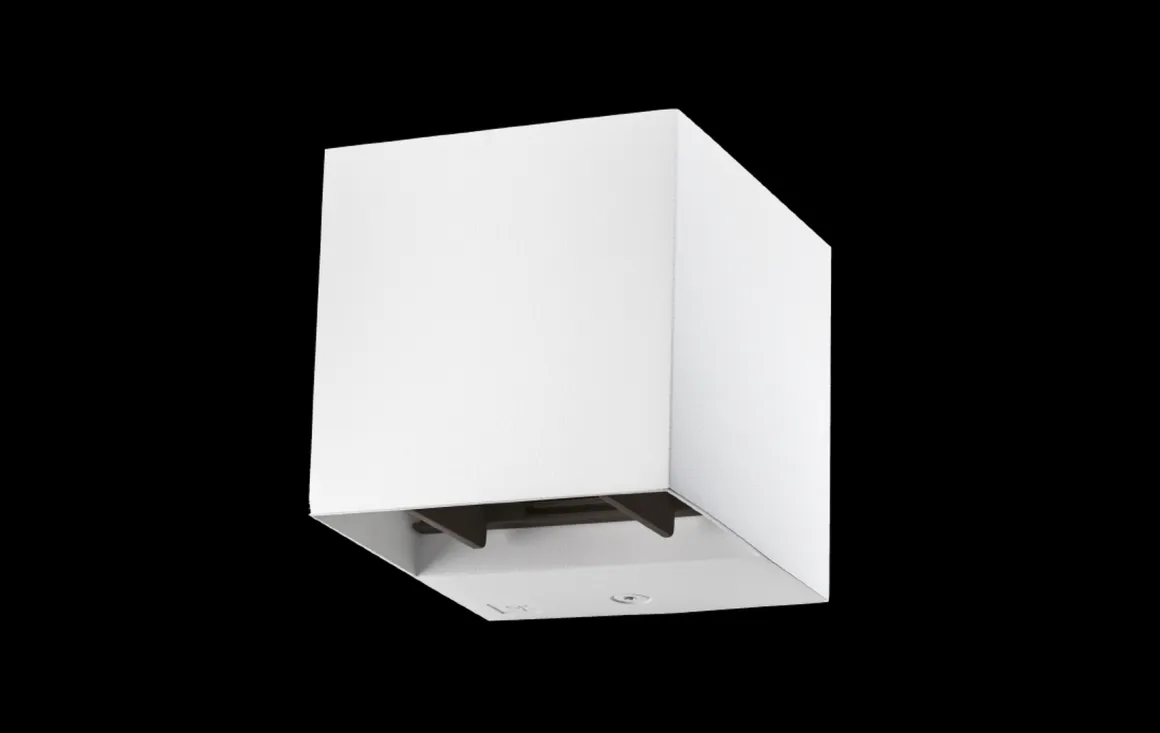 Artes Mini 8W vegglampe opp/ned lys IP44 3000 Kelvin - Dimbar