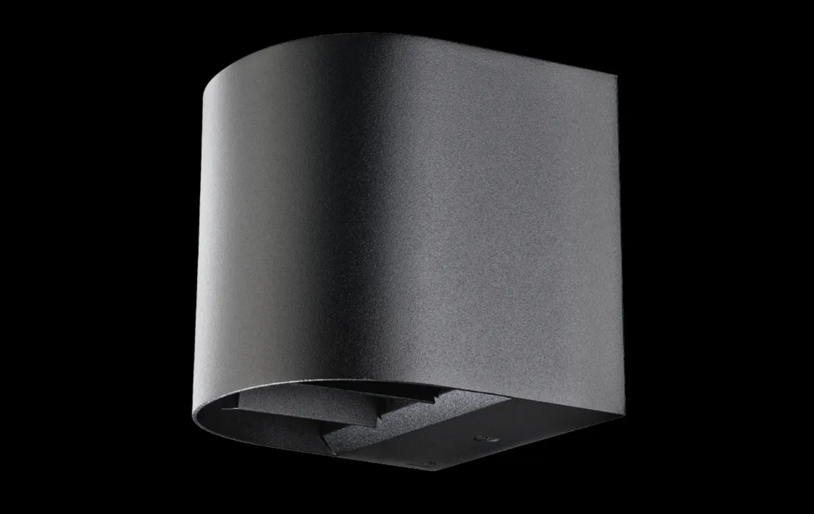Artes round vegglampe opp/ned utendørs IP65 8W 2700K Dimbar