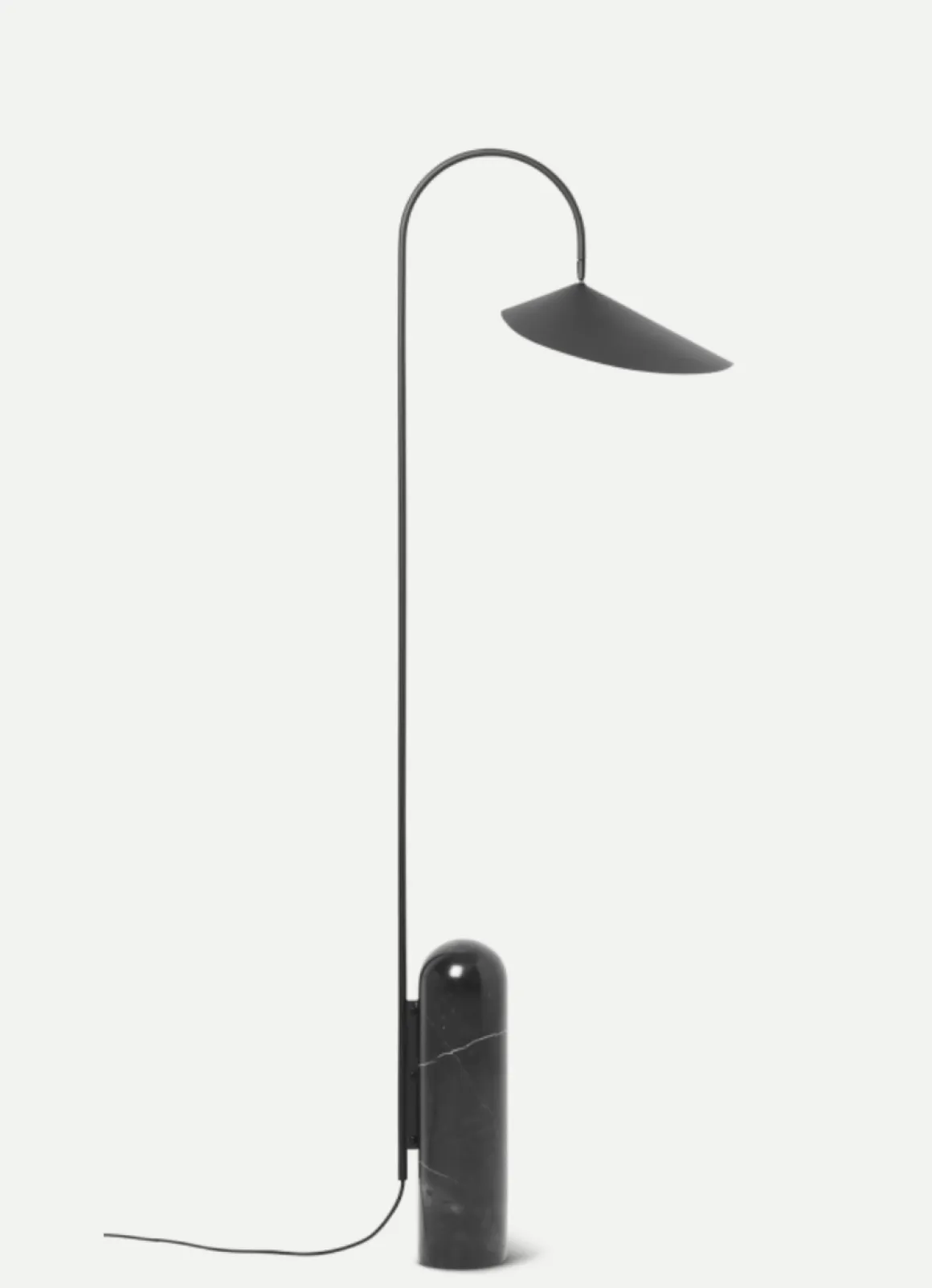 Arum gulvlampe - svart