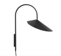 Arum vegglampe swing - svart