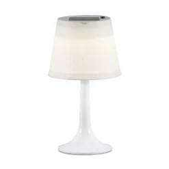 Assisi bordlampe solcelle - Hvit