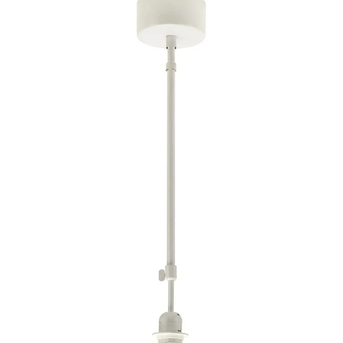 Bacup takkopp justerbar arm 30-60 cm - Hvit