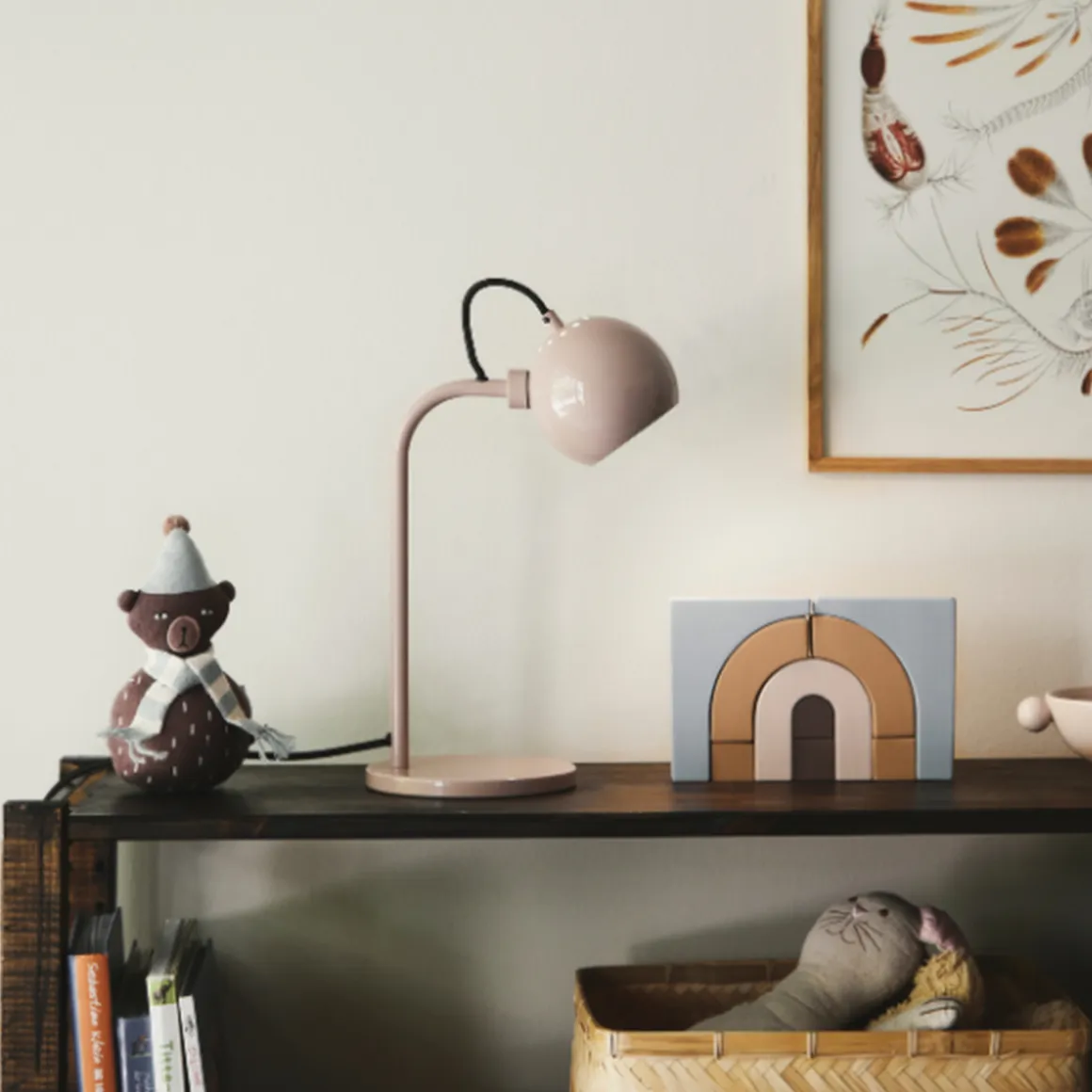 Ball bordlampe