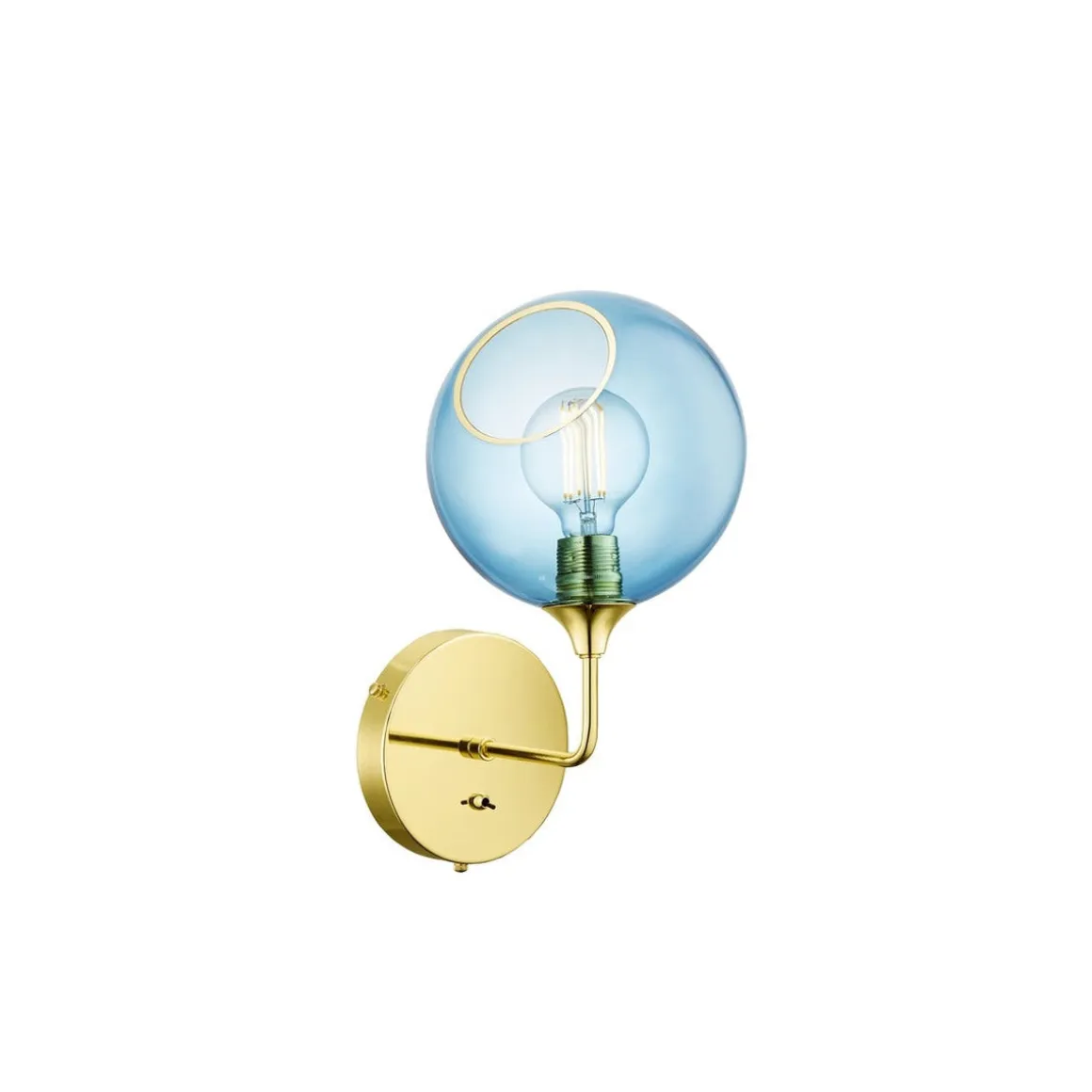 Ballroom Vegglampe 37 cm - Blå