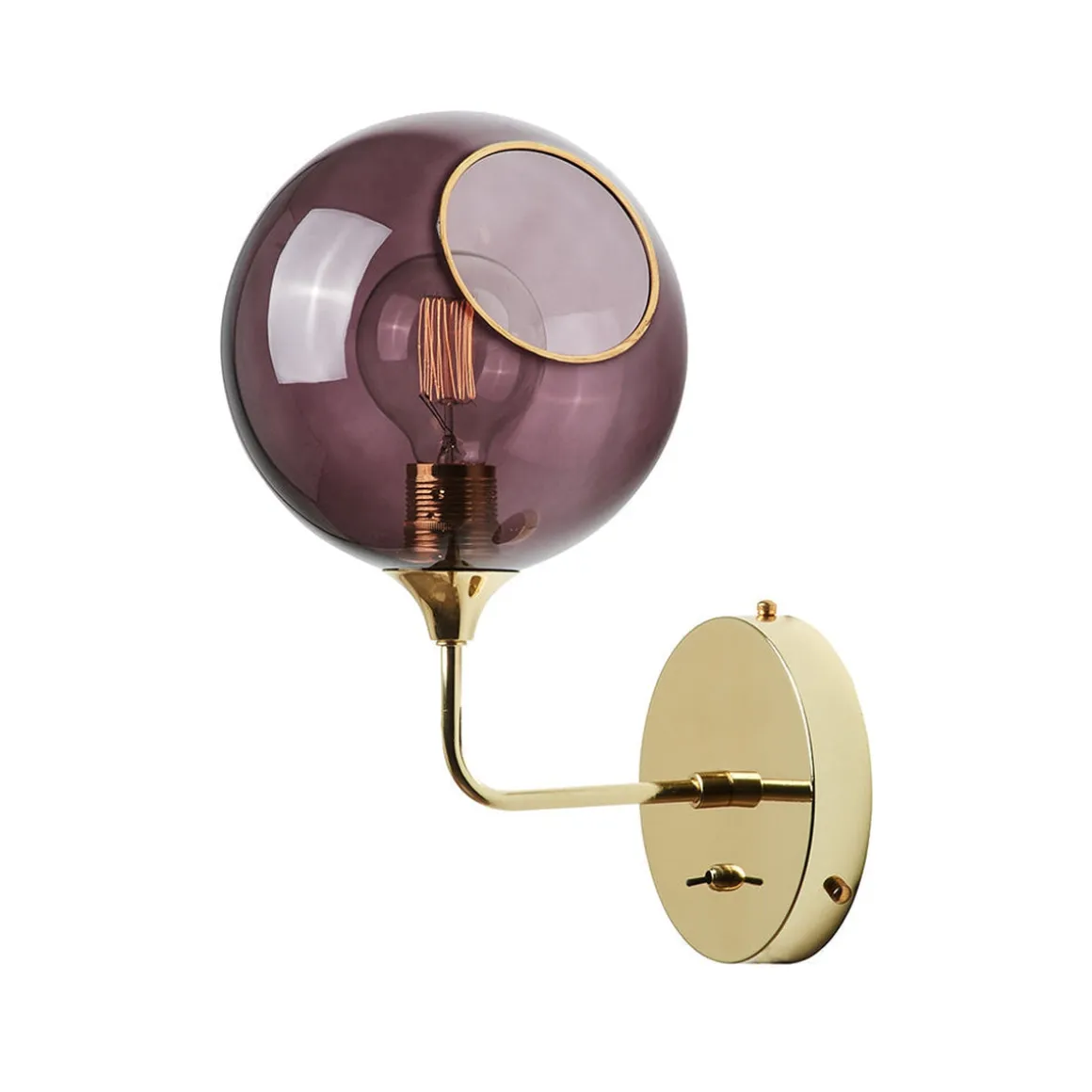 Ballroom Vegglampe 37 cm - Lilla