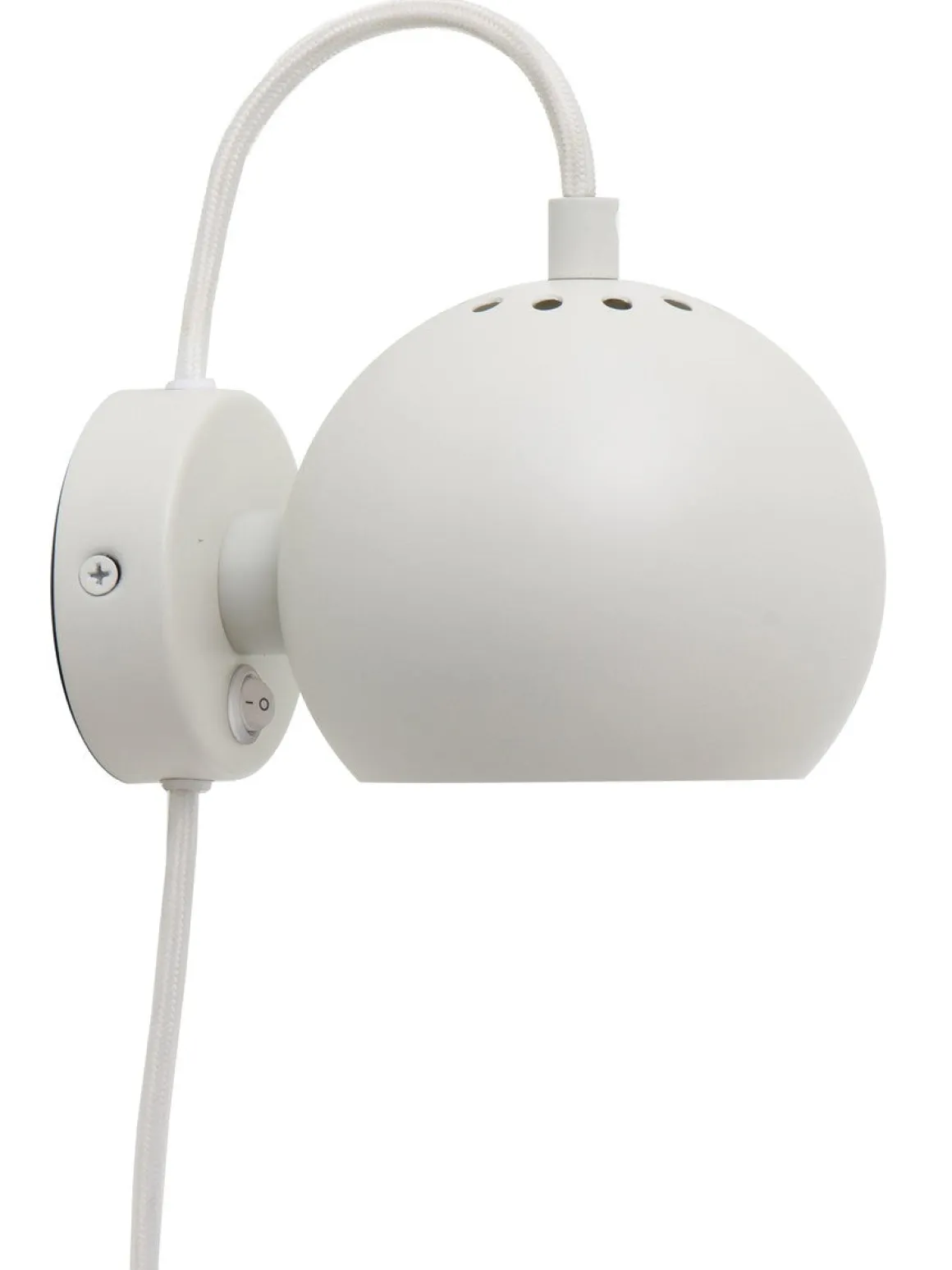 Ball vegglampe Ø12 cm