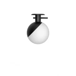 Baluna tak/vegglampe - Svart/Opal
