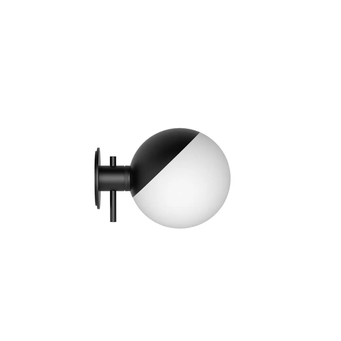 Baluna tak/vegglampe - Svart/Opal