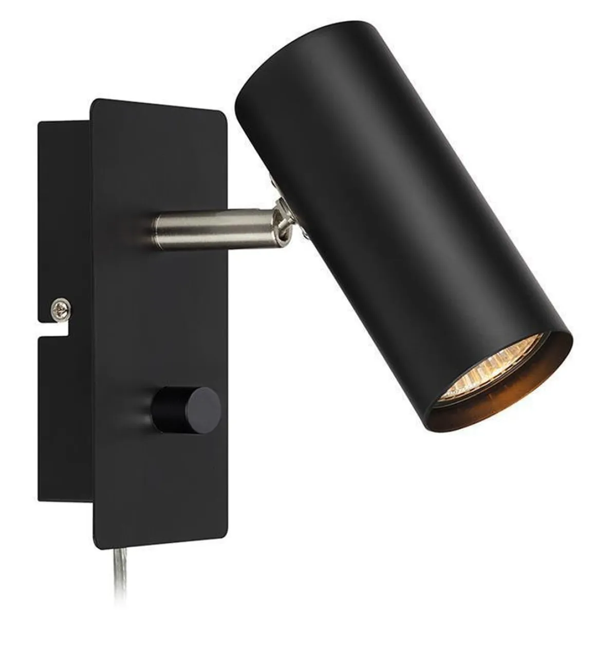 Barcelona vegglampe Svart - Svart