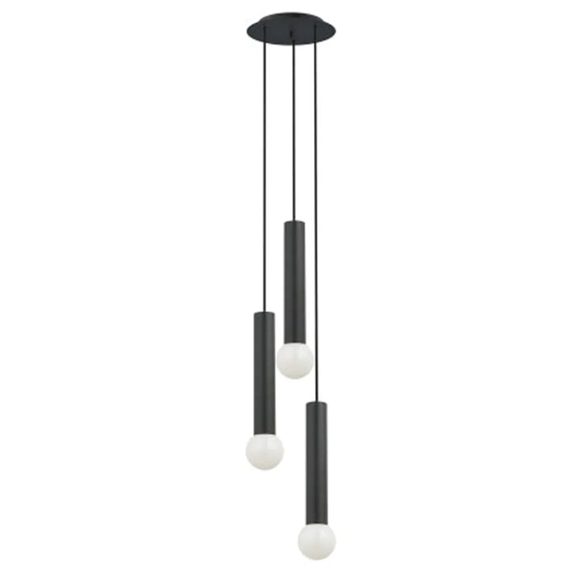 Baton trippel takpendel - Sort
