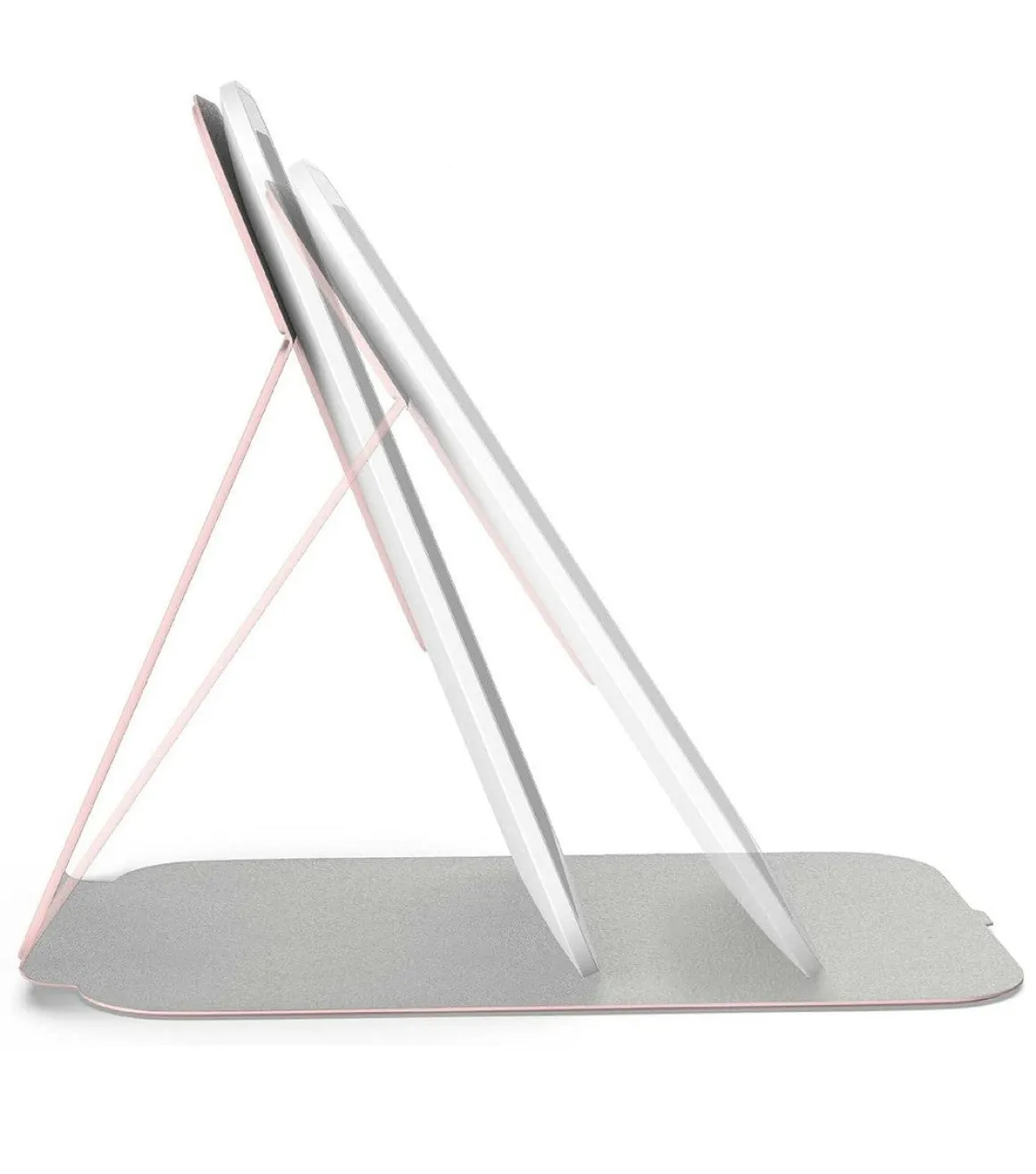 Beauty Table oppladbart sminkespeil med lys - Svart