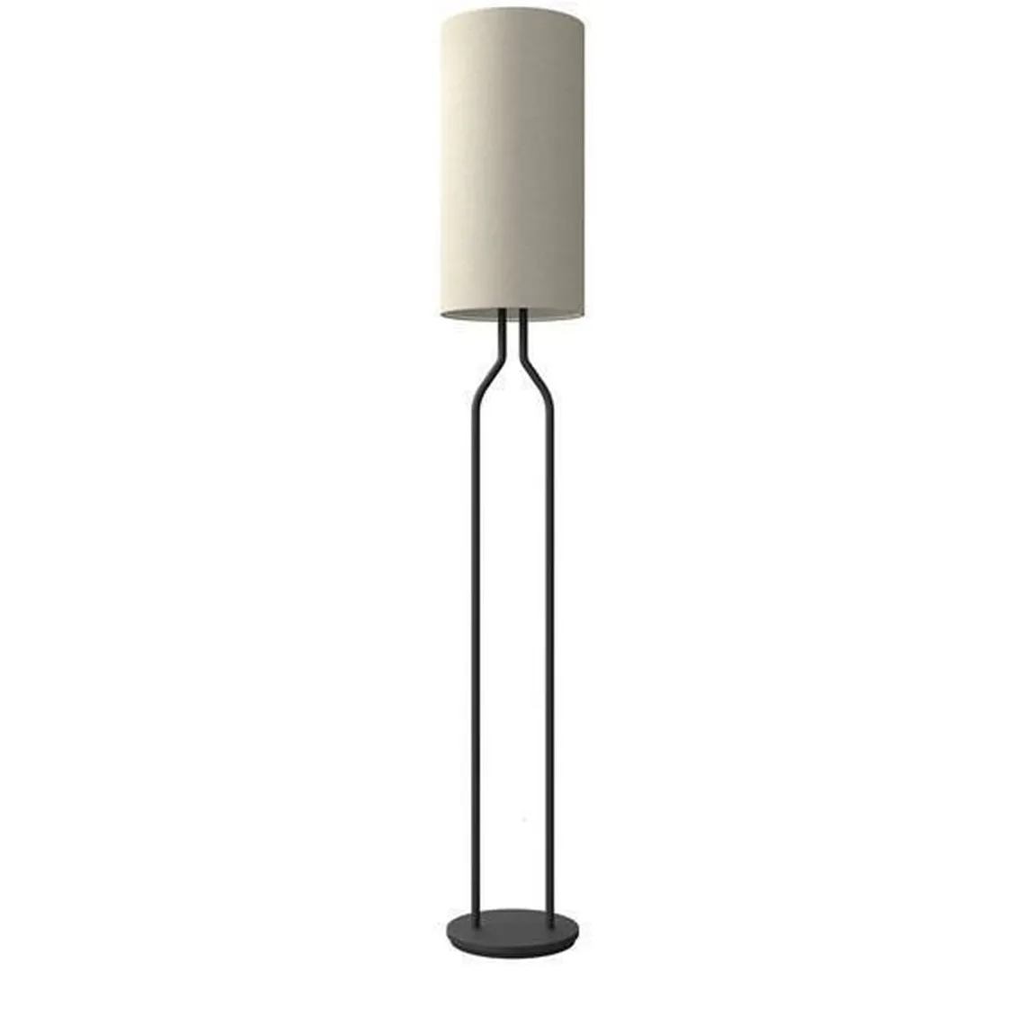 Bender bottle gulvlampe - Svart/Hvit