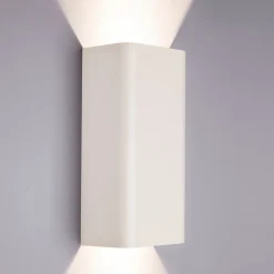 Bergen vegglampe opp/ned lys - Hvit