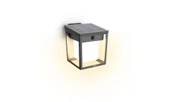Blaise vegglampe utendørs IP44 1,5W 3000 Kelvin m/sensor - Solcelle