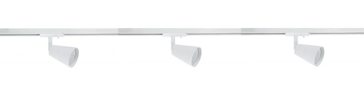 Bocca spotskinne 3 spotter 1 meter - Pure White