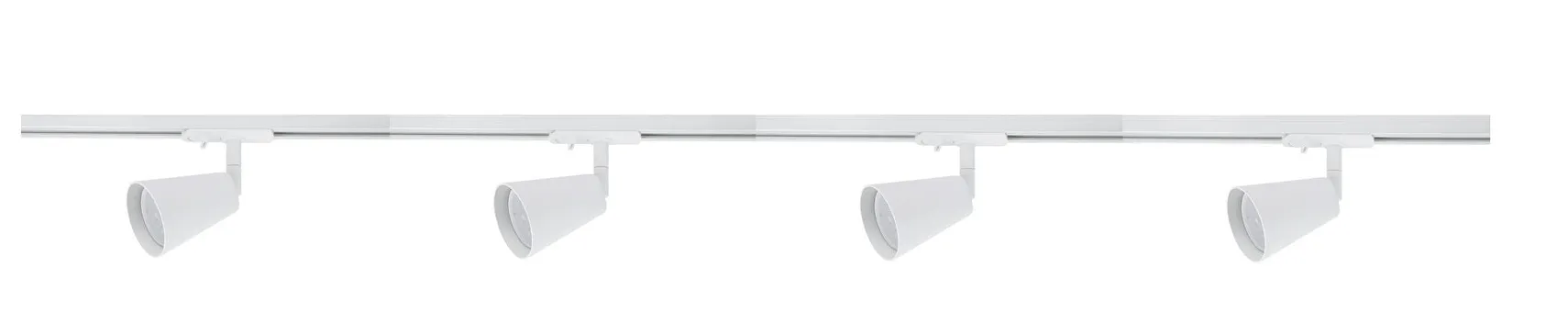 Bocca spotskinne 4 spotter 2 meter - Pure white