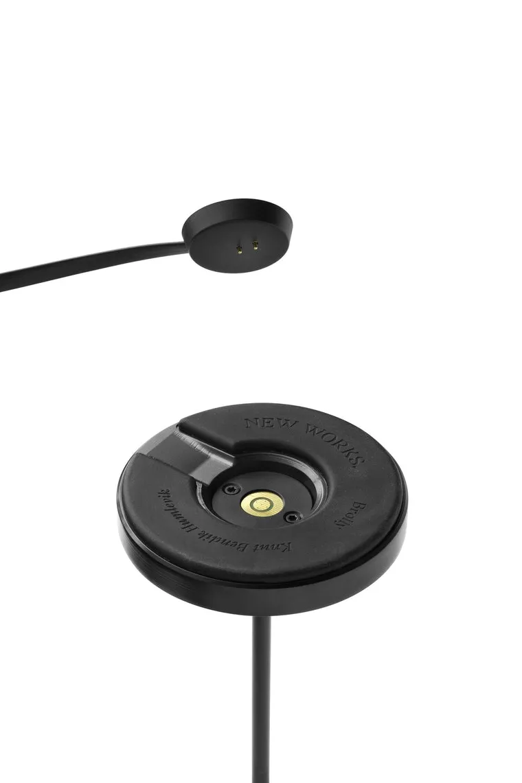 Brolly bærbar bordlampe - Svart