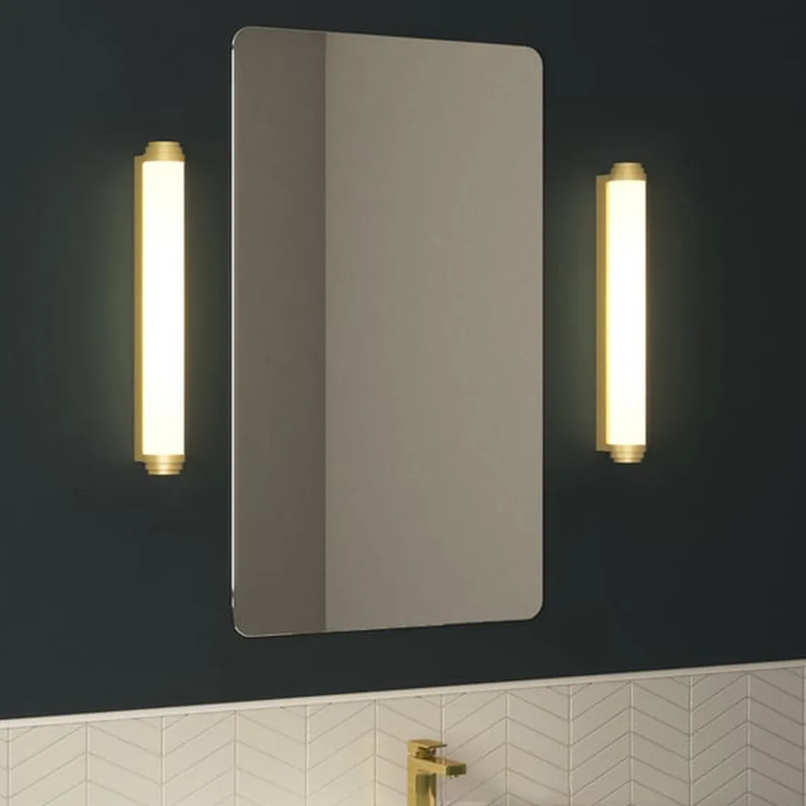 Burlington 600 vegglampe for baderom 14,3W 2700 Kelvin IP44