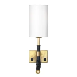 Butler vegglampe fast installasjon - Rå messing
