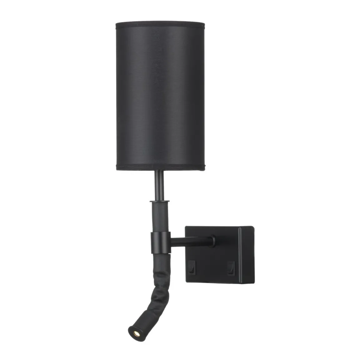 Butler vegglampe fast installasjon - Svart