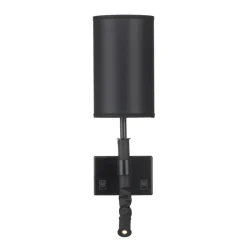 Butler vegglampe fast installasjon - Svart